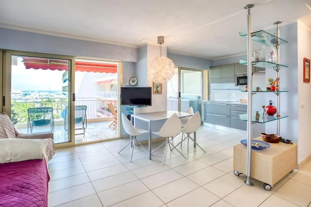 A2 - 1 Bdr Antibes Sea & Port View - Ac, Garage & Terrace Apartment