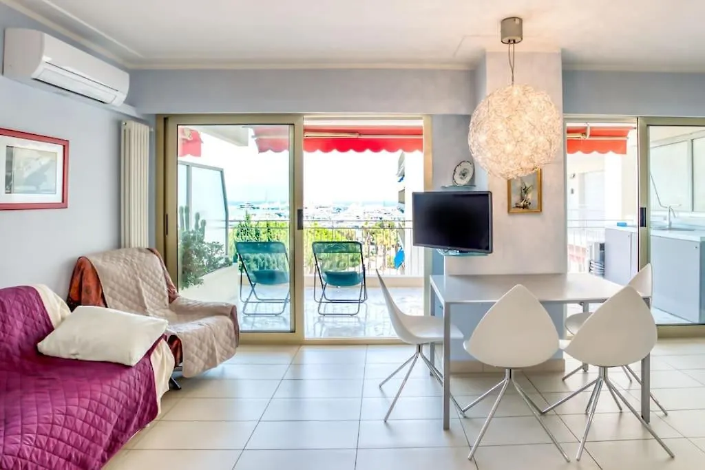A2 - 1 Bdr Antibes Sea & Port View - Ac, Garage & Terrace Apartment